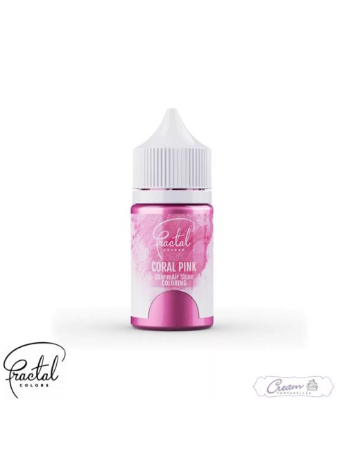 ShimmAir Selyemfényű Folyékony Ételfesték - Coral Pink