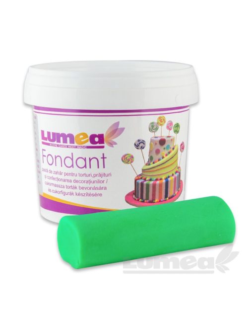 Lumea neon zöld fondant, 400g