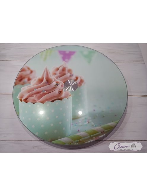Tortaforgató üveg 30 cm