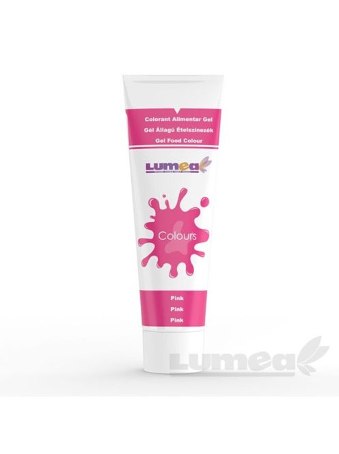 Pink ételfesték gél, 30 g - Lumea Colors