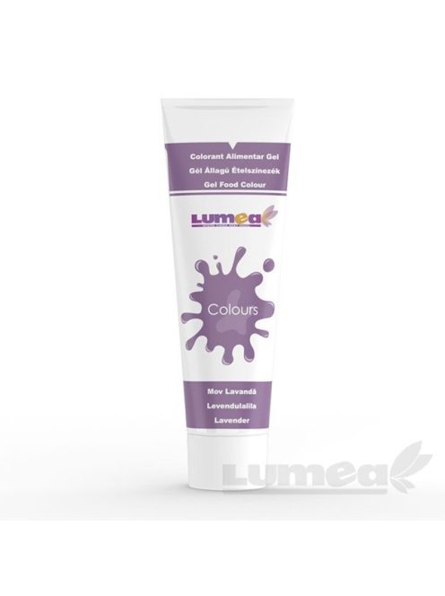 Levendulalila ételfesték gél, 30 g - Lumea Colors