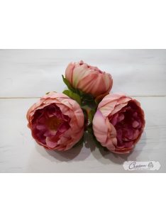 Selyem Bazsarózsafej Mályvás-rózsaszín
