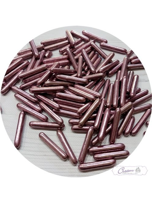 Macaroni cukorka Metál rózsaszín  40 G
